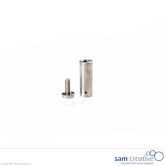 Entretoise inox pour tableau en verre, rail, 1 pce