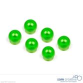 Aimants boule 15mm, verts