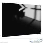 Tableau verre Solid noir magnétique 60x90 cm