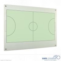 Tableau en verre Football en salle 90x120cm