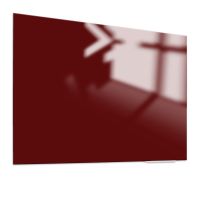 Tableau verre Elegance rouge rubis 100x180 cm
