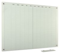 Tableau en verre 2 semaines Lun-Ven 120x240cm
