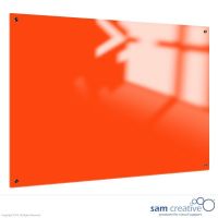 Tableau verre Solid orange vif 90x120 cm