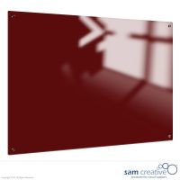 Tableau verre Solid rouge rubis 100x200 cm